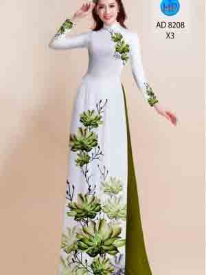 vai ao dai hoa in 3d ton dang ngoc dang hot 970293