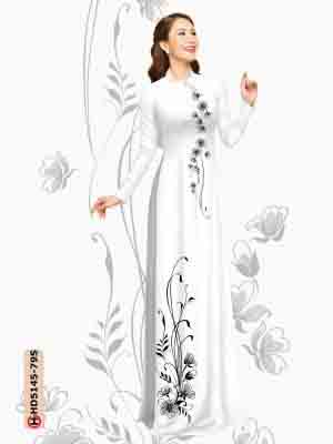 vai ao dai hoa in 3d ton dang ngoc dep 613184