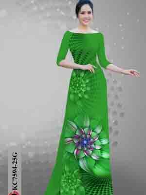 vai ao dai hoa in 3d ton dang ngoc duoc tim nhieu 206845