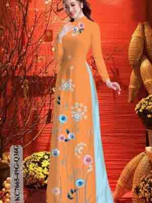 vai ao dai hoa in 3d ton dang ngoc mau moi 1278152