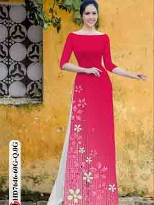 vai ao dai hoa in 3d ton dang ngoc phong cach 1355146