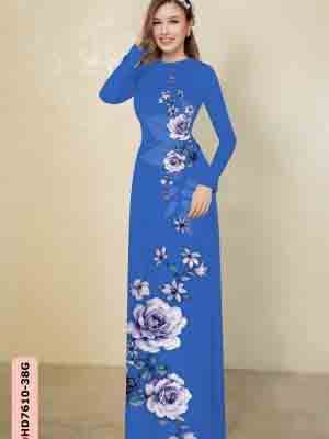 vai ao dai hoa in 3d ton dang ngoc rat dep 115523