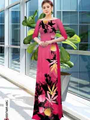 vai ao dai hoa in 3d truyen thong dep 53266