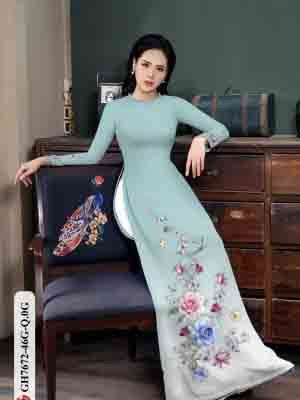 vai ao dai hoa in 3d truyen thong duoc chon nhieu 1968229