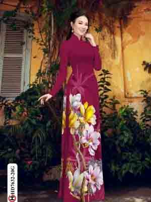 vai ao dai hoa in 3d truyen thong gia tot 629162