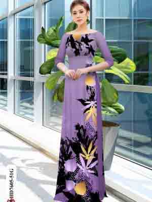 vai ao dai hoa in 3d truyen thong phong cach 1332180