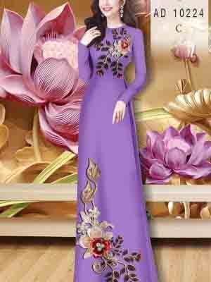 vai ao dai hoa in 3d vai ao dai my my da dang 1274129