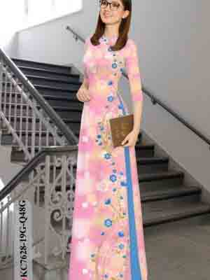 vai ao dai hoa in 3d vai ao dai my my dam tham 1787119