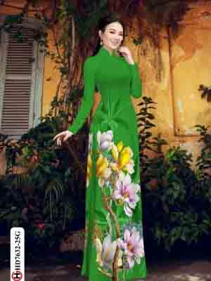 vai ao dai hoa in 3d vai ao dai my my dam tham 729287