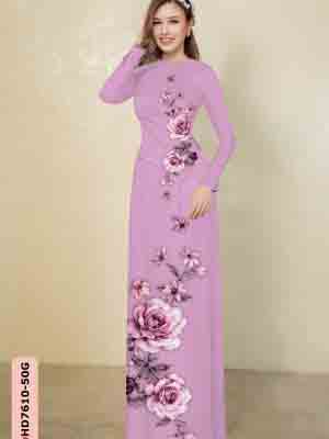 vai ao dai hoa in 3d vai ao dai my my dep 2055263