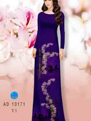 vai ao dai hoa in 3d vai ao dai my my nam nay 059108