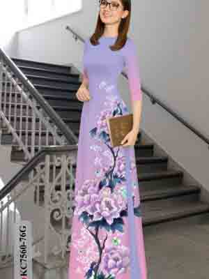 vai ao dai hoa in 3d vai ao dai my my phong cach 345118