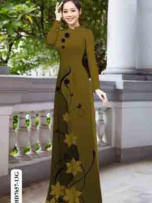 vai ao dai hoa in 3d vai ao dai my my ua chuong 462205