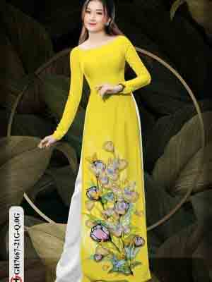 vai ao dai hoa in 3d vai ao dai my my ua thich 113682