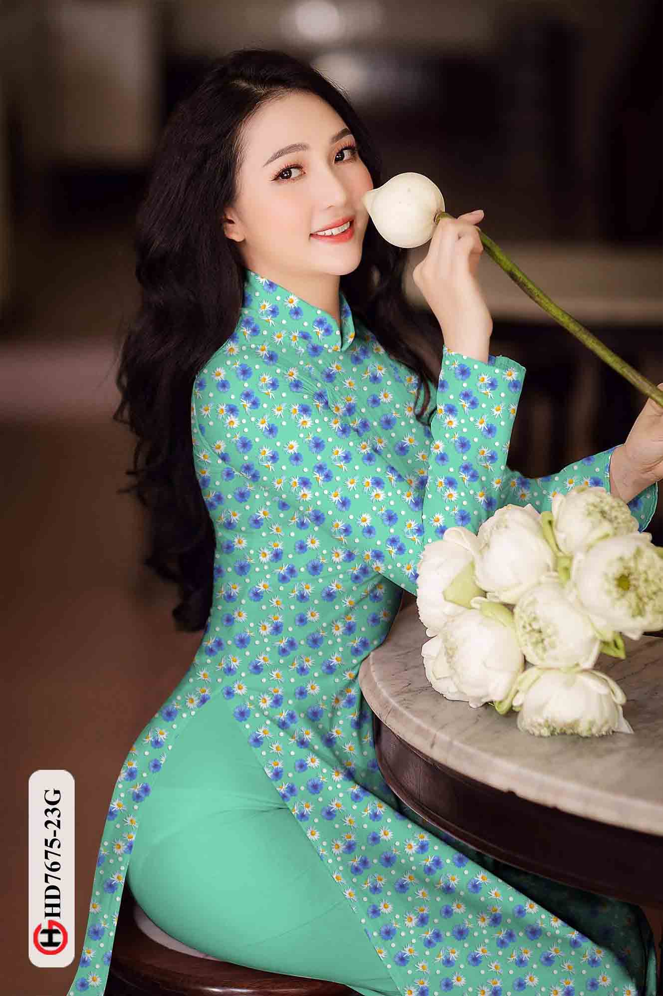 vai ao dai hoa nhi co truyen cuc dep 1802268