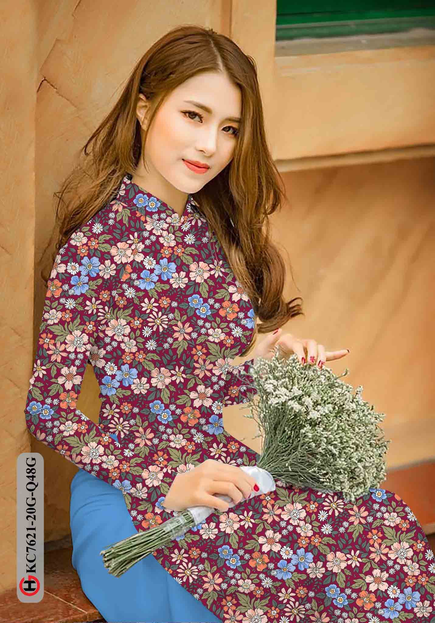 vai ao dai hoa nhi duyen dang dep 17028