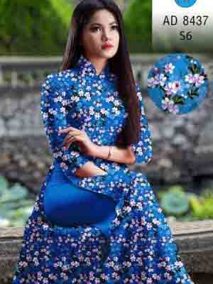 vai ao dai hoa nhi duyen dang duoc chon nhieu 594214