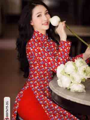 vai ao dai hoa nhi gia re rat dep 140243