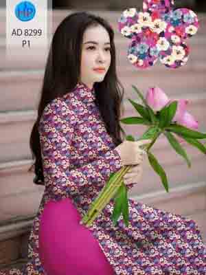 vai ao dai hoa nhi truyen thong dam tham 1554273