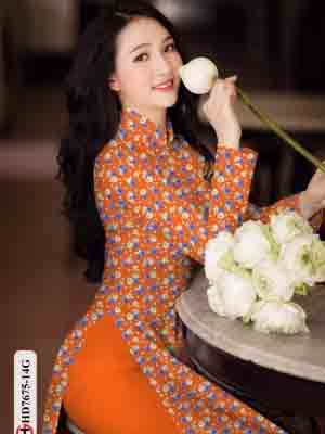 vai ao dai hoa nhi truyen thong duoc tim nhieu 402160