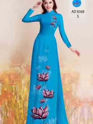 vai ao dai hoa sen gia re duoc tim nhieu 201488