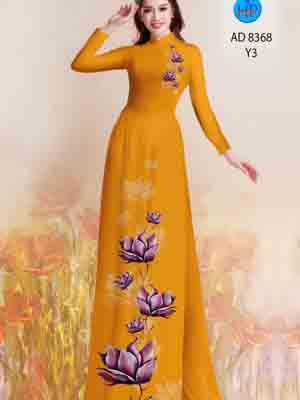 vai ao dai hoa sen gia re long lanh 1314139