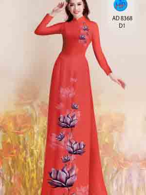 vai ao dai hoa sen rat duyen cuc dep 114209