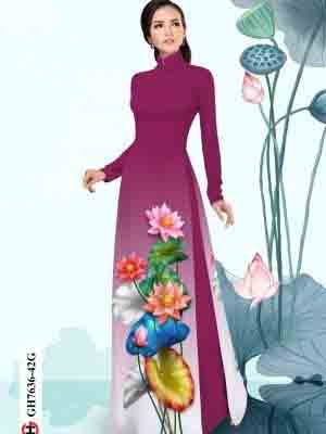 vai ao dai hoa sen re phong cach 1653235