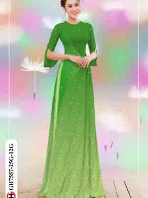 vai ao dai hoa van doc dao cuc hot 097158