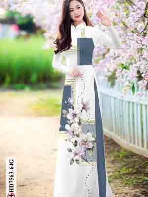 vai ao dai hoa van doc dao duoc chon nhieu 367282