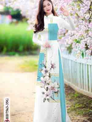 vai ao dai hoa van gia re thanh lich 367134