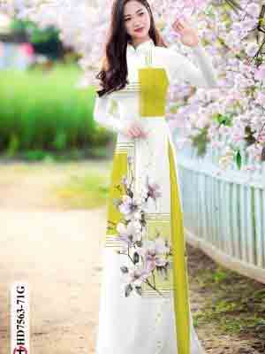 vai ao dai hoa van shop my my dep 1667133