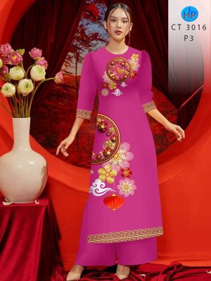 vai ao dai cach tan tet sang trong 16