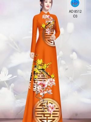 vai ao dai hoa dao don tet co truyen long lanh 1402209