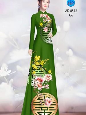 vai ao dai hoa dao don tet co truyen phong cach 1602209