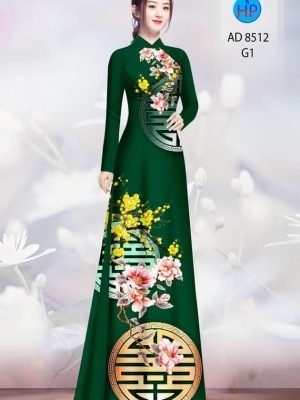 vai ao dai hoa dao don tet duyen dang thanh lich 902298