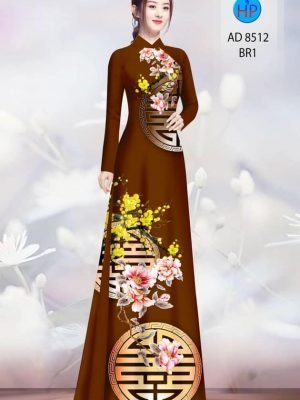 vai ao dai hoa dao don tet rat re duoc chon nhieu 1102121