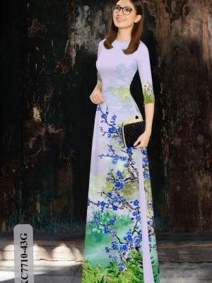 vai ao dai hoa dao mua xuan dang ngoc chat luong 1221246