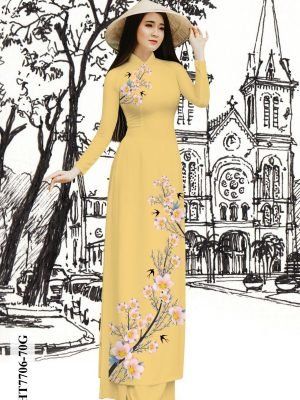 vai ao dai hoa dao ton dang ngoc gia tot 732291