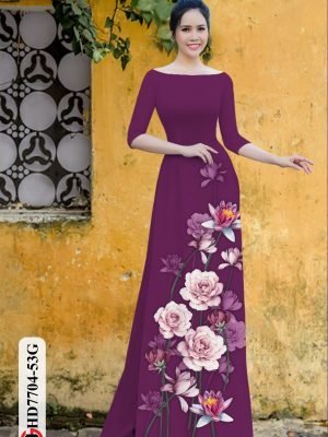 vai ao dai hoa hong co truyen nam nay 93584