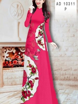 vai ao dai hoa hong doc dao vua ra 1333129