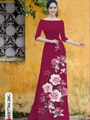 vai ao dai hoa hong rat duyen nam nay 235256