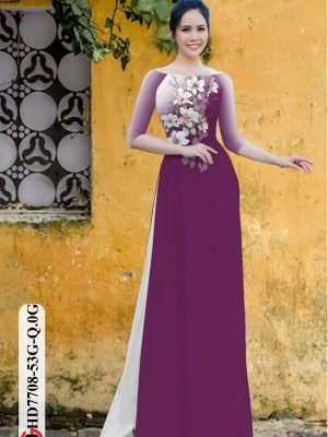 vai ao dai hoa in 3d co truyen thuot tha 1048147