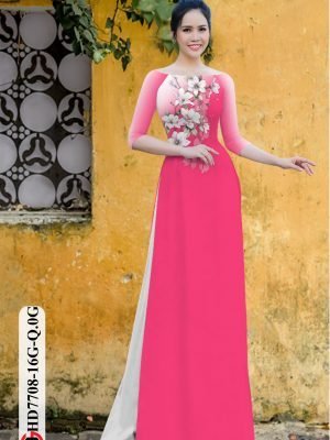 vai ao dai hoa in 3d dang ngoc thanh lich 1448182