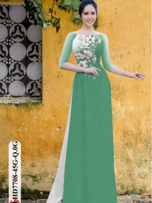 vai ao dai hoa in 3d rat duyen mau moi 14875