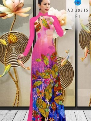 vai ao dai hoa in 3d rat re duoc chon nhieu 595194