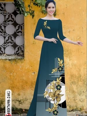 vai ao dai hoa in 3d shop my my phong cach 119547