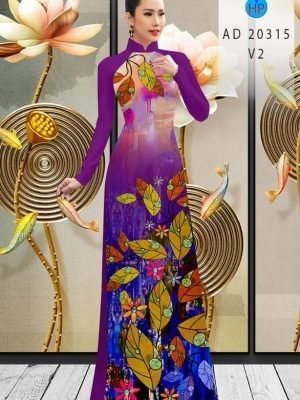 vai ao dai hoa in 3d ton dang ngoc mau moi 189578