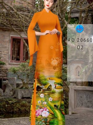 Vải Áo Dài Phong Cảnh AD 20660 27