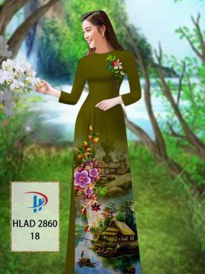 Vải Áo Dài Phong Cảnh AD HLAD 2860 29